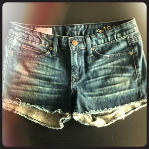 New Gap Cut-Off Denim Shorts (00)